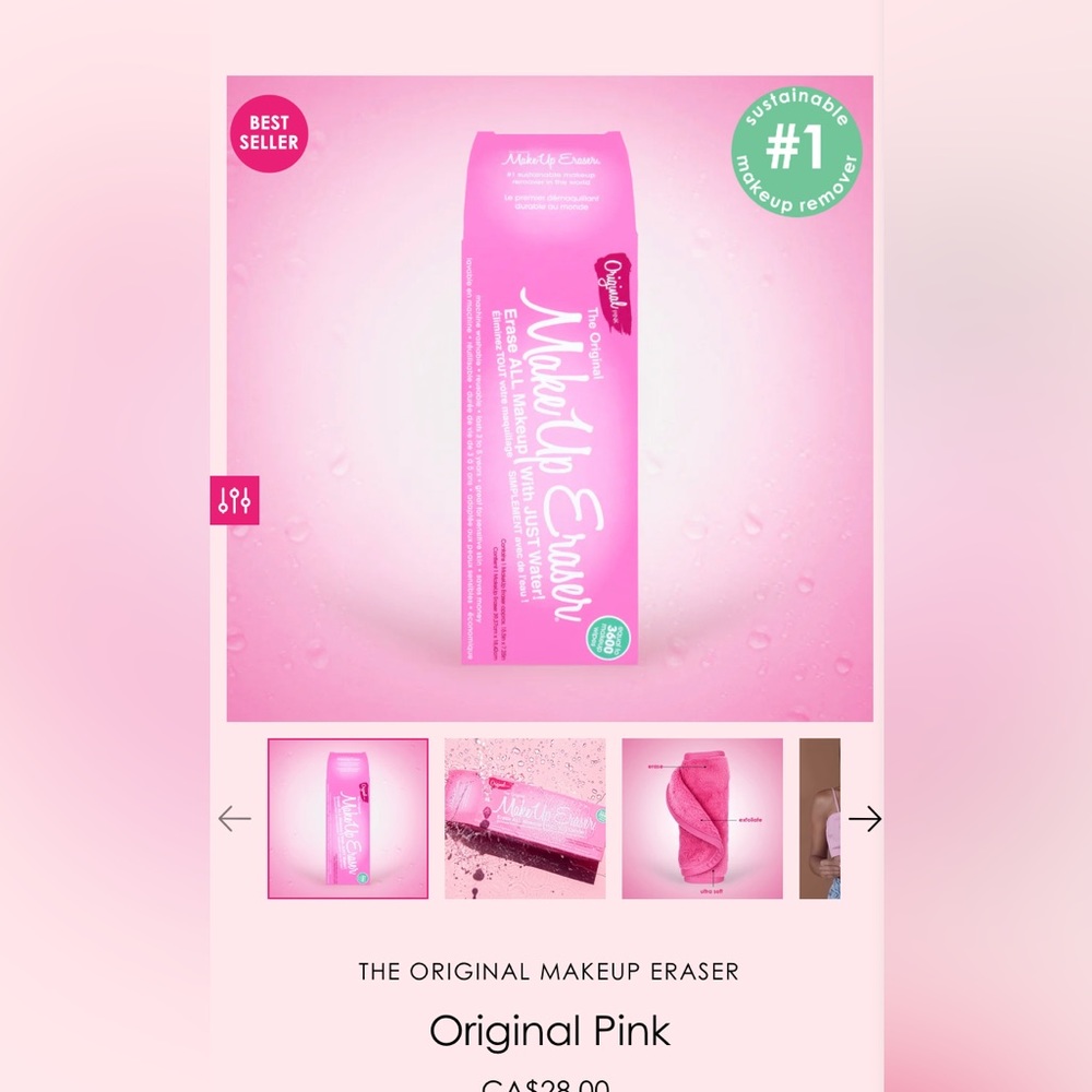 New The Original MakeUp Eraser💖 Erase & Exfoliate 💖